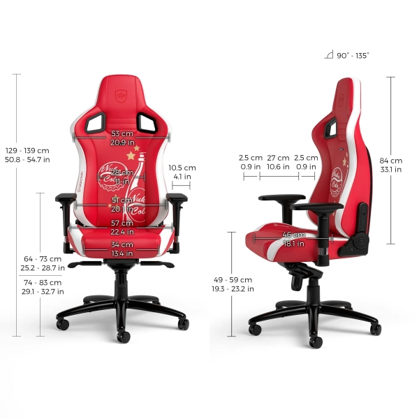 Купити Крісло для геймерів Noblechairs Epic Fallout Nuka-Cola Edition (NBL-PU-FNC-001) - фото 9