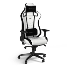Купити Крісло для геймерів Noblechairs Epic PU leather white/black (NBL-PU-WHT-001) - фото 1