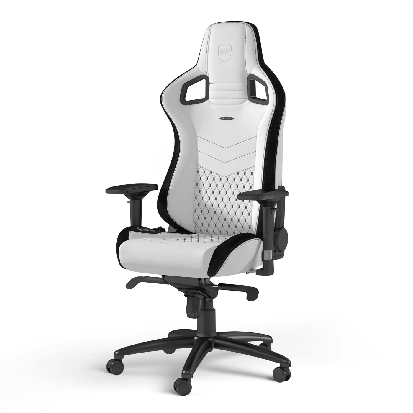 Купить Кресло для геймеров Noblechairs Epic PU leather white/black (NBL-PU-WHT-001) - фото 3