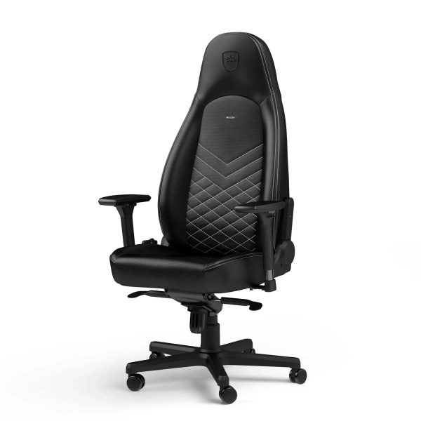 Купити Крісло для геймерів Noblechairs Icon PU leather black/platinum white (NBL-ICN-PU-BPW) - фото 3