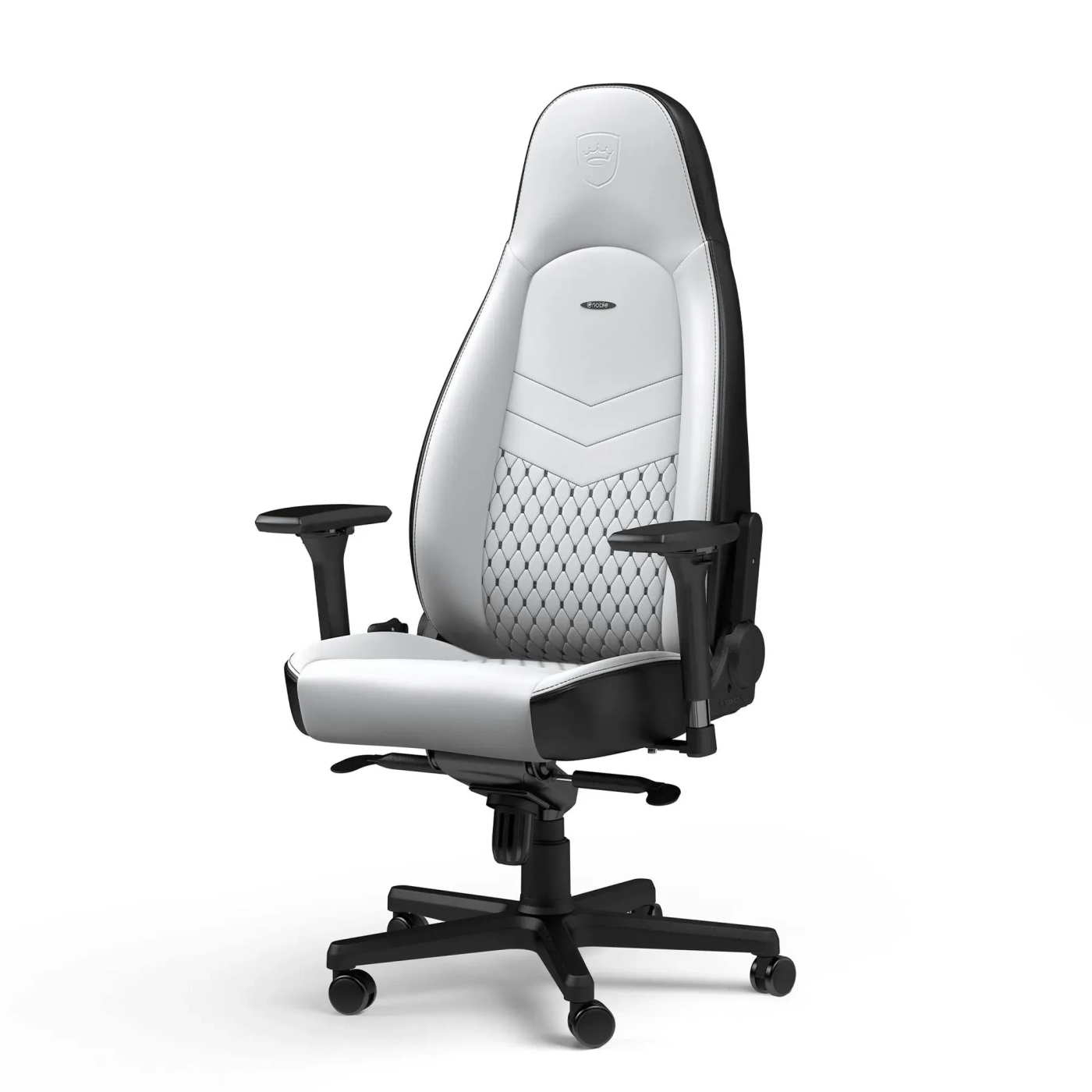 Купити Крісло для геймерів Noblechairs Icon PU leather white/black (NBL-ICN-PU-WBK) - фото 2