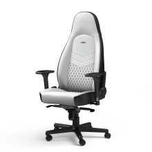 Купить Кресло для геймеров Noblechairs Icon PU leather white/black (NBL-ICN-PU-WBK) - фото 2