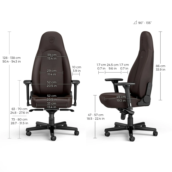 Купить Кресло для геймеров Noblechairs Icon Java Edition (NBL-ICN-PU-JED) - фото 6