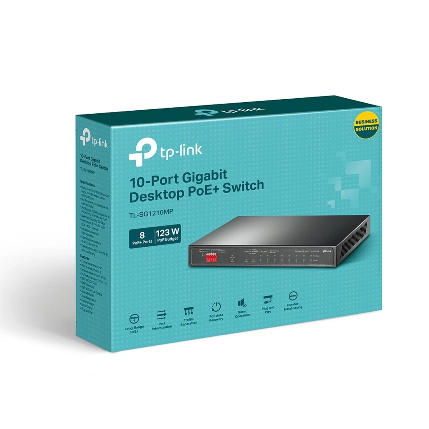 Купити Комутатор TP-Link TL-SG1210MP - фото 4