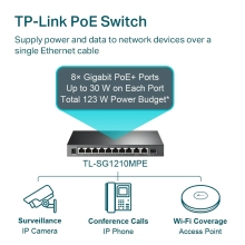 Купить Коммутатор TP-Link TL-SG1210MPE - фото 5