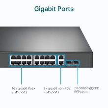 Купить Коммутатор TP-Link TL-SG1218MP - фото 5