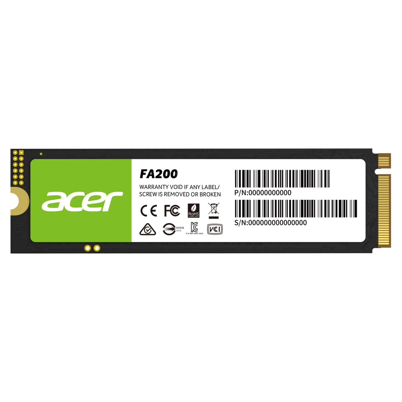 Купить SSD диск Acer FA200 1TB M.2 (BL.9BWWA.124) - фото 1