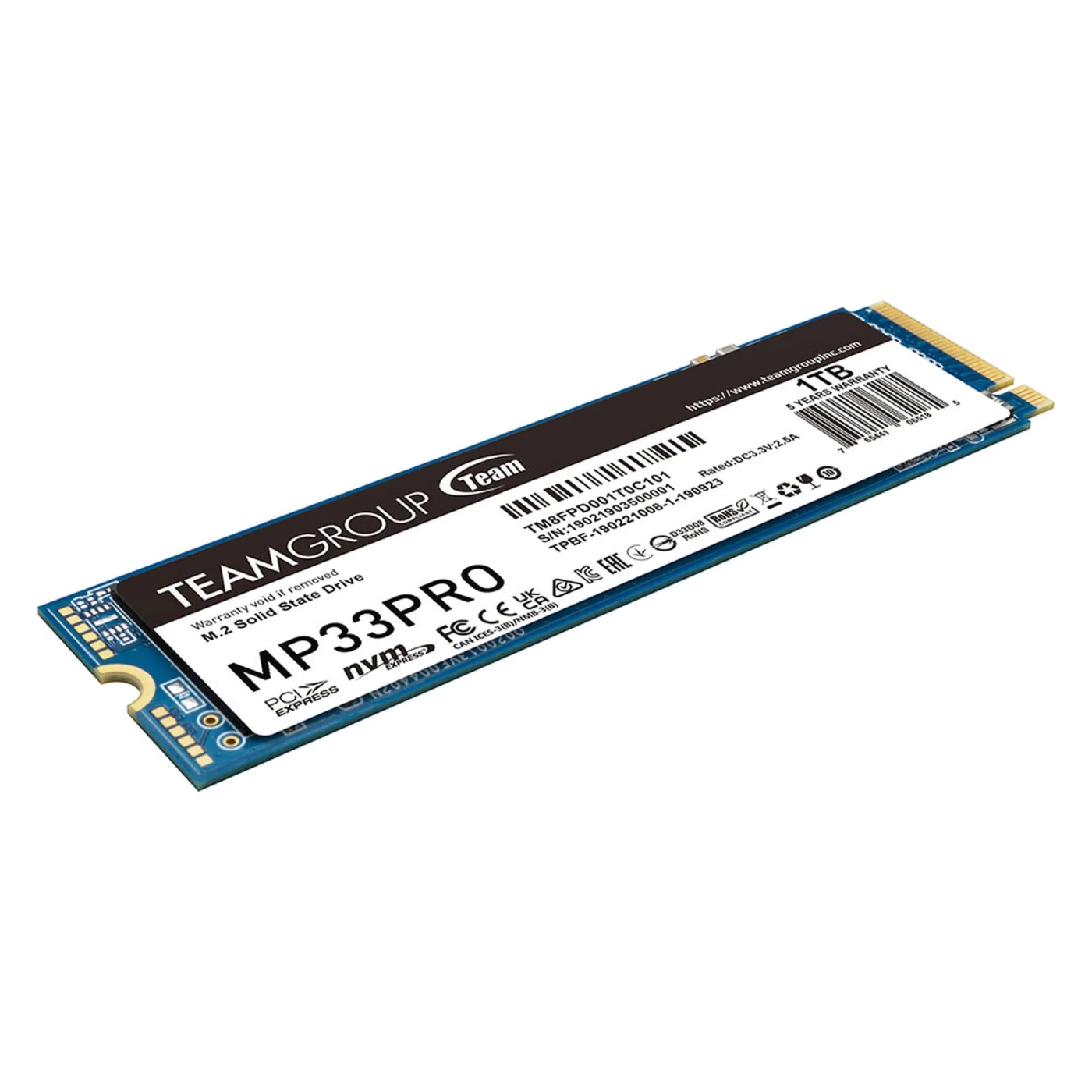 Купить SSD диск Team MP33 Pro 1TB M.2 (TM8FPD001T0C101) - фото 4