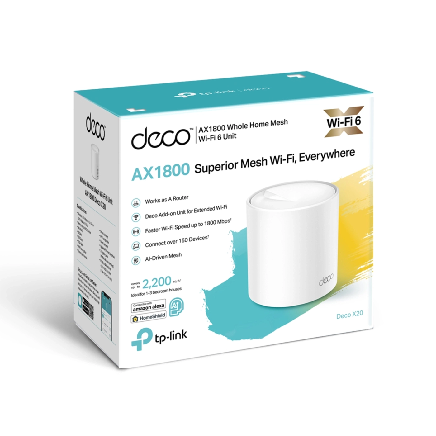 Купити Маршрутизатор TP-LINK Deco X20 1-PACK - фото 4