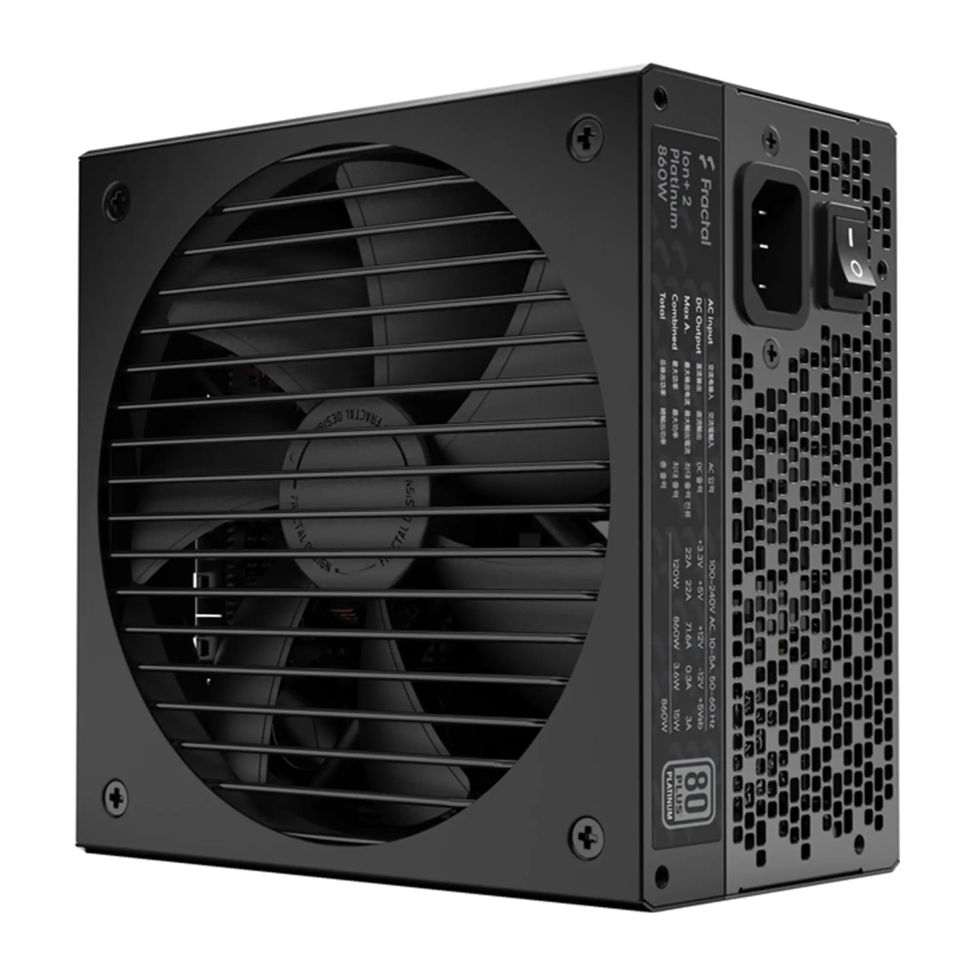 Купити Блок живлення Fractal Design 860W Ion + 2 Platinum (FD-P-IA2P-860-EU) - фото 10