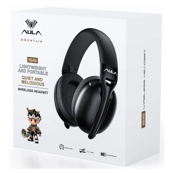 Купити Навушники AULA S6 Wireless Black (6948391235554) - фото 6