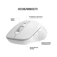 Купить Мышка OfficePro M230W White - фото 5