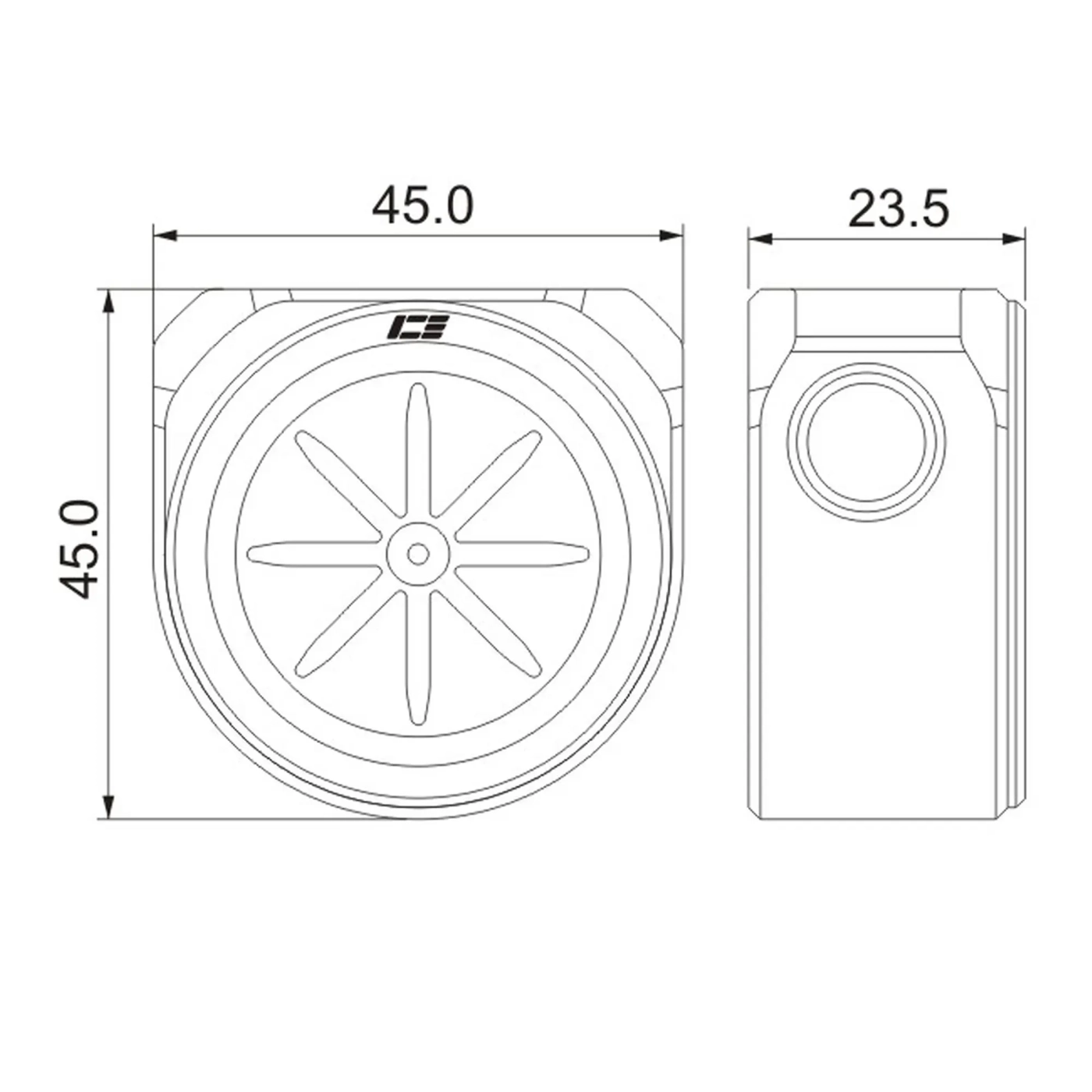 Купити Індикатор потоку IceManCooler Glass Flow Meter White Acetal IAC-FM-R3-WH) - фото 5