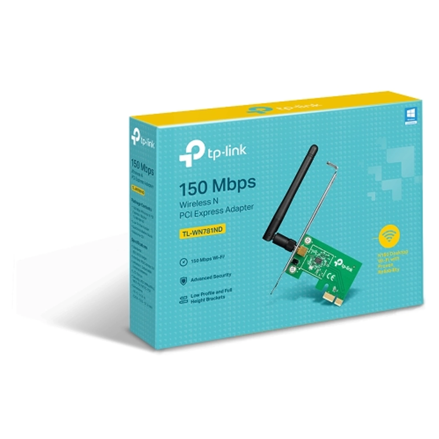 Купити WiFi-адаптер TP-LINK TL-WN781ND 802.11n, 2.4 ГГц, N150, PCI Express - фото 2