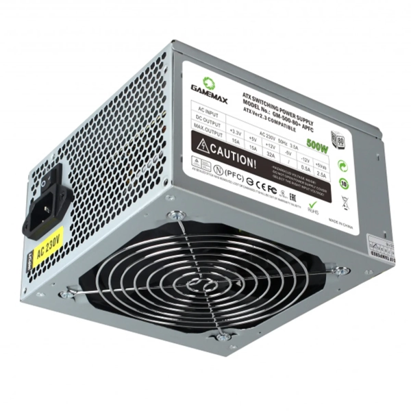 Купити Блок живлення GameMax GM-500 80+ APFC - фото 2