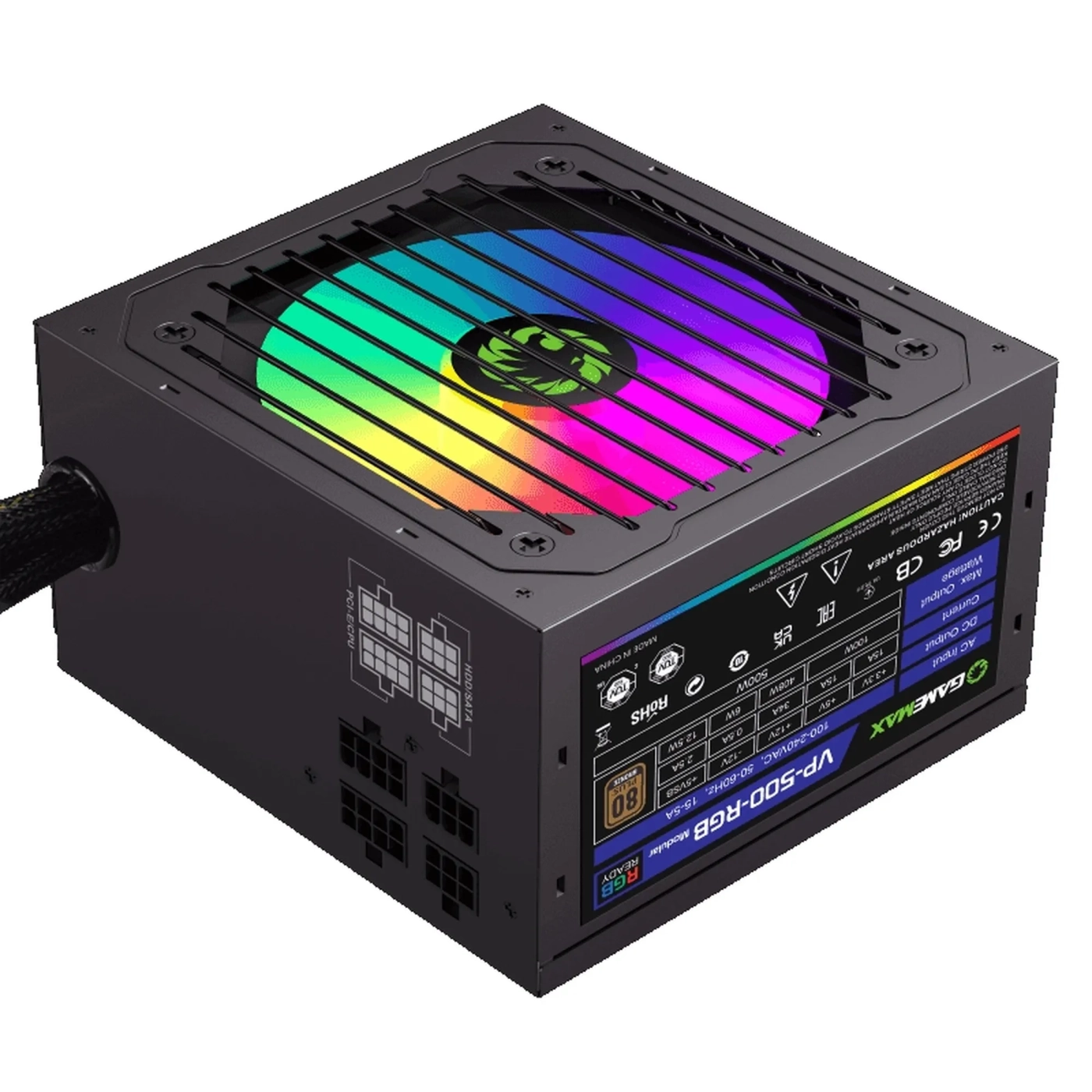 Купить Блок питания GameMax VP-500-RGB-M (VP-500-M-RGB) - фото 1