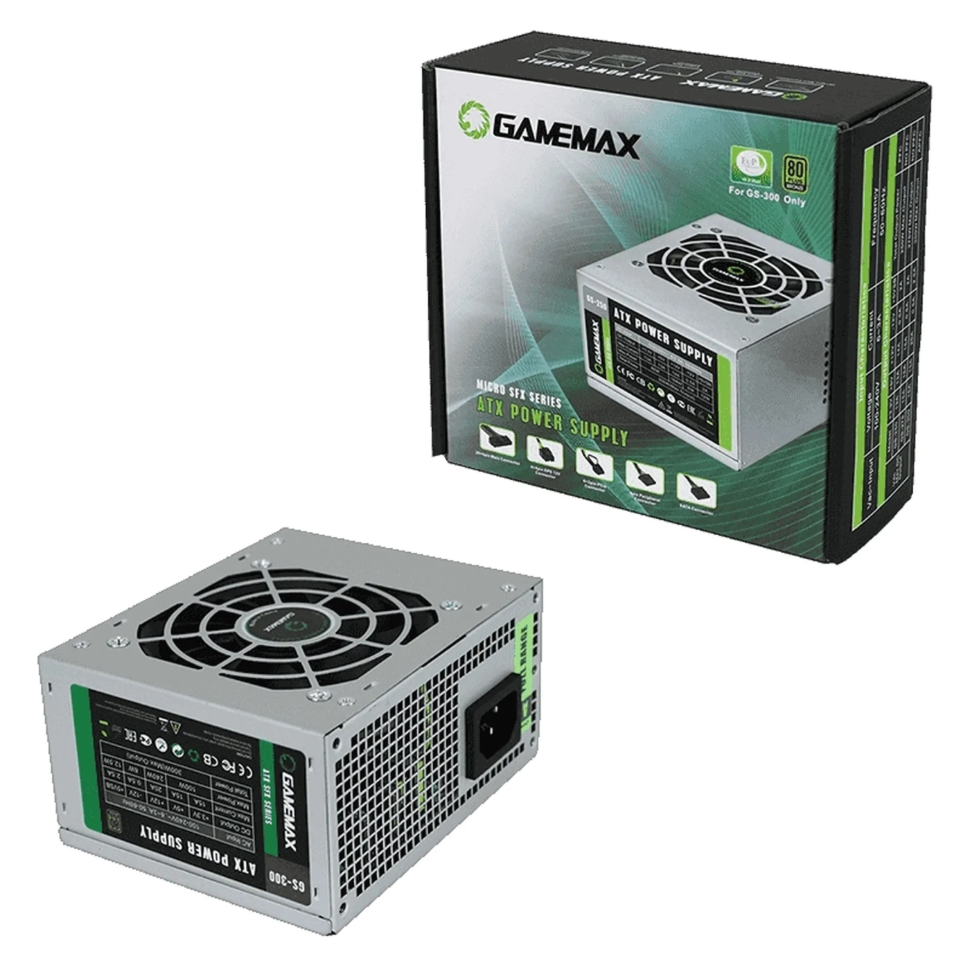 Купити Блок живлення GameMax GS-300 (ATX-300 SFX) - фото 7