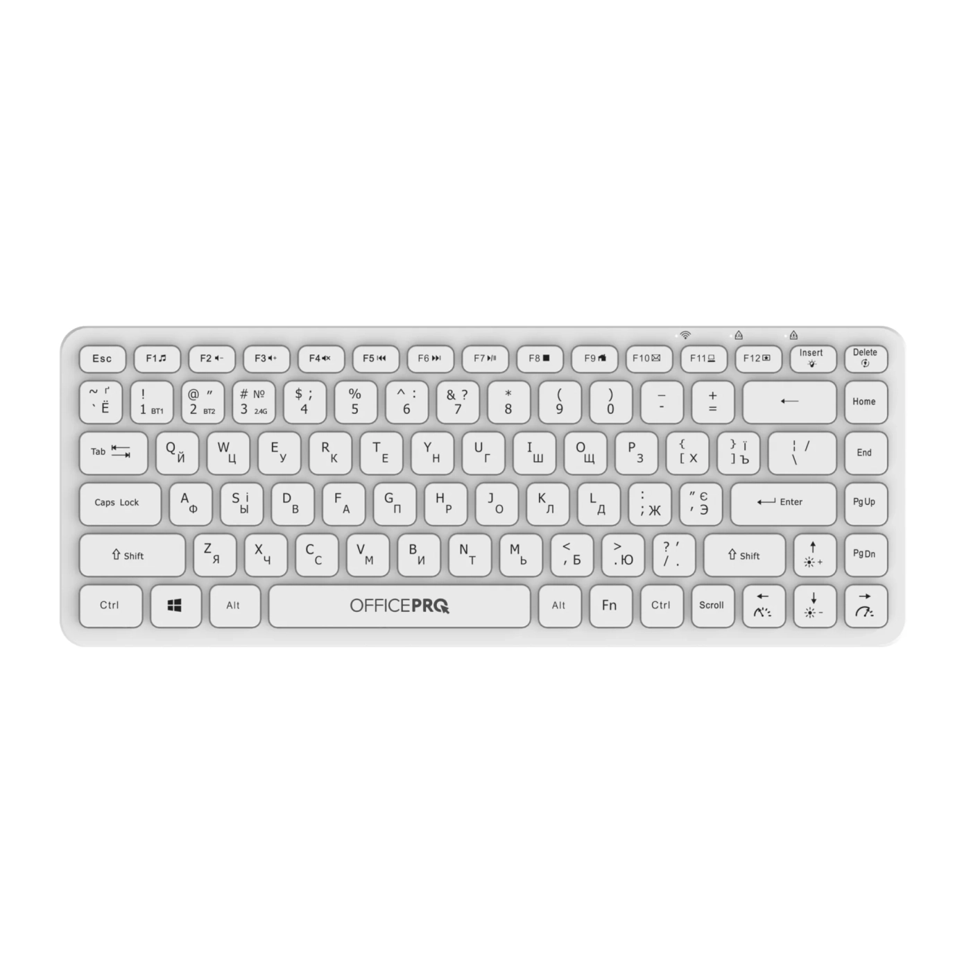 Купити Клавіатура OfficePro SK790W White - фото 1