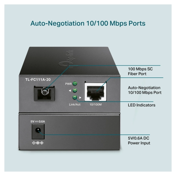 Купити Медіаконвертер TP-LINK TL-FC111A-20 - фото 2