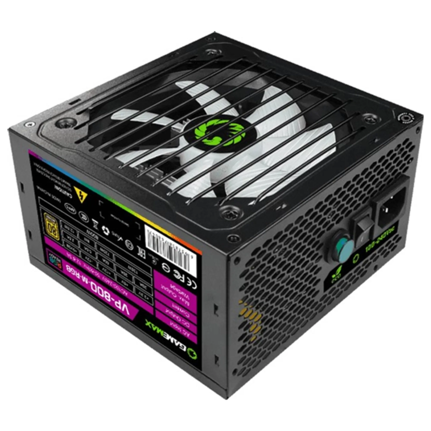 Купить Блок питания Gamemax 800W (VP-800-M-RGB) - фото 1