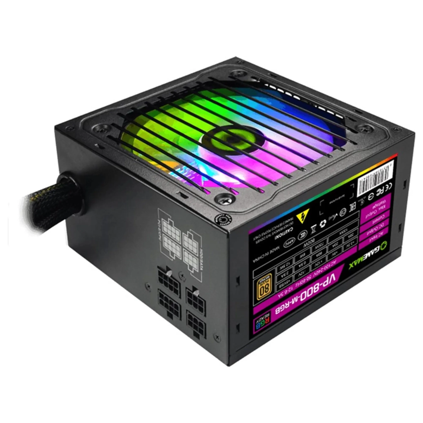 Купити Блок живлення Gamemax 800W (VP-800-RGB) - фото 2