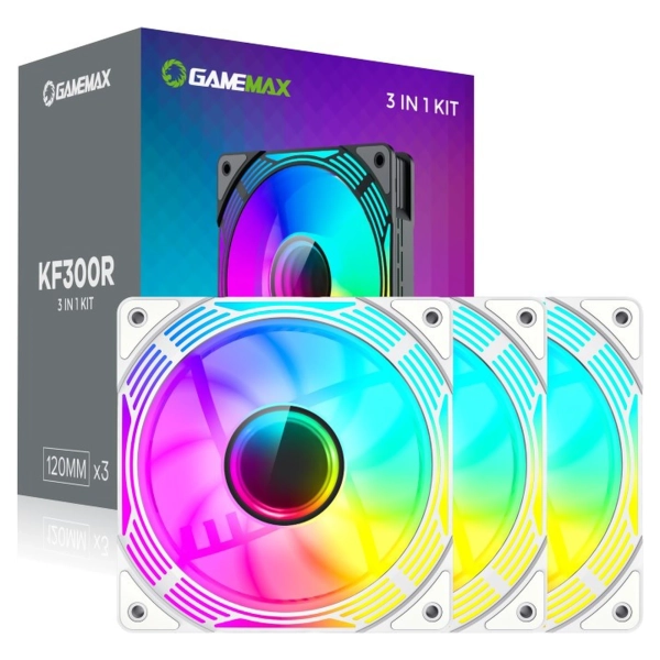 Купити Вентилятор Gamemax KF300R WH - фото 7