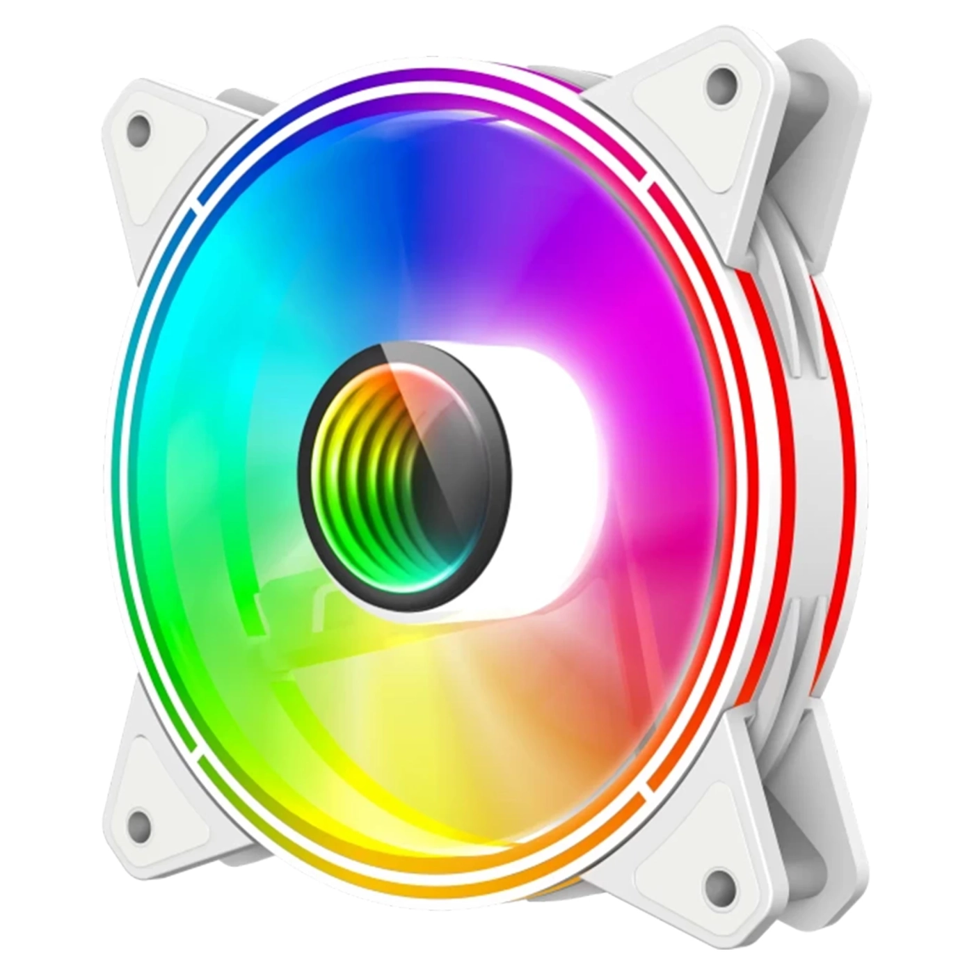 Купити Вентилятор Gamemax FN-12Rainbow-Q-Infinity WT - фото 1