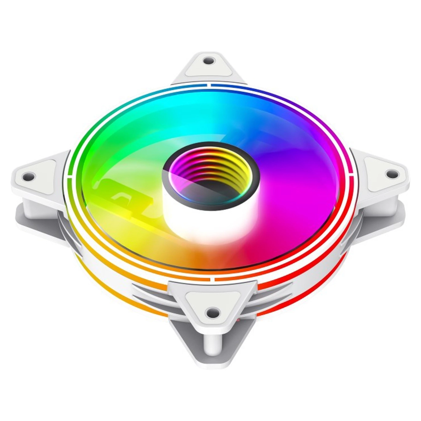 Купити Вентилятор Gamemax FN-12Rainbow-Q-Infinity WT - фото 4