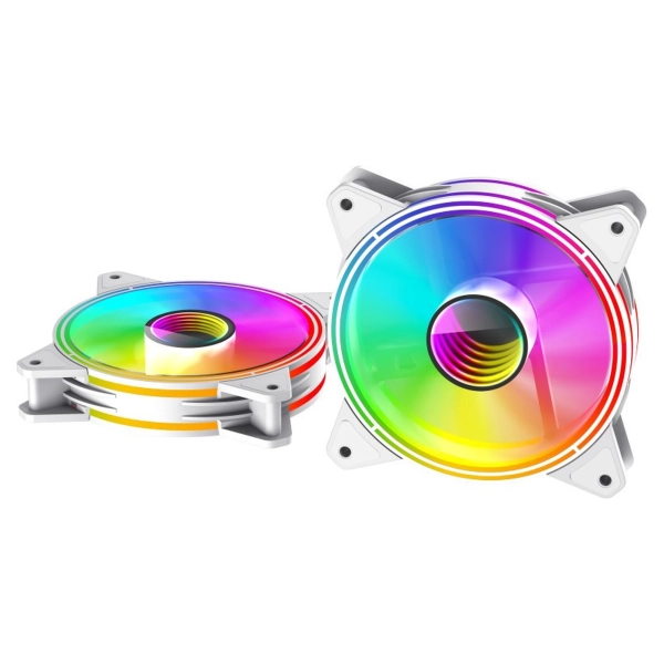 Купити Вентилятор Gamemax FN-12Rainbow-Q-Infinity WT - фото 6