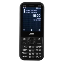 Купить Мобильный телефон 2E E240 2022 Black (688130245159) - фото 1