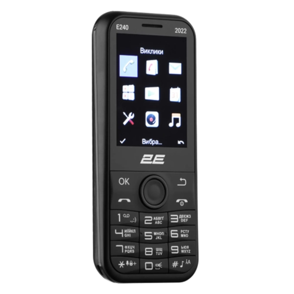 Купити Мобільний телефон 2E E240 2022 Black (688130245159) - фото 2
