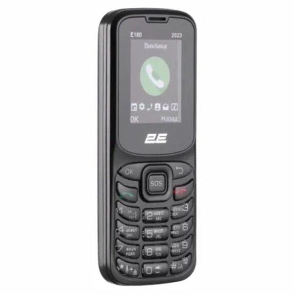Купити Мобільний телефон 2E E180 2023 Black (688130251044) - фото 2