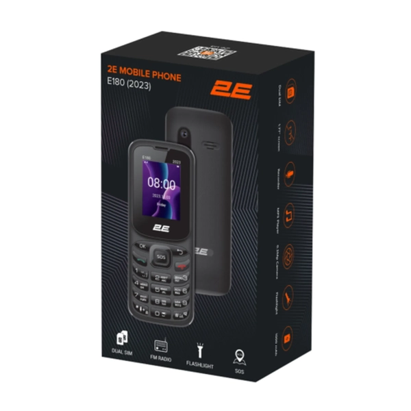 Купити Мобільний телефон 2E E180 2023 Black (688130251044) - фото 8