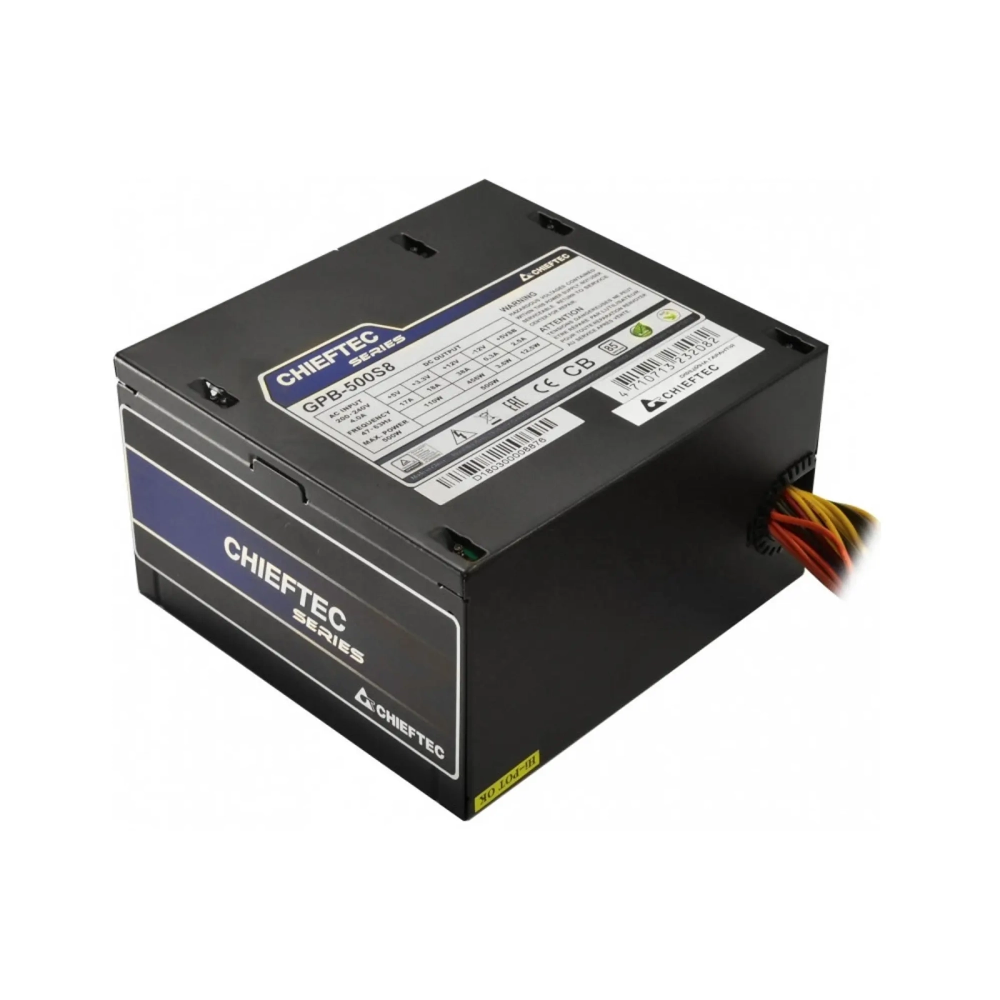 Купити Блок живлення CHIEFTEC i-ARENA 500W (GPB-500S8) bulk - фото 1