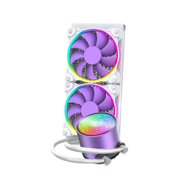 Купить Система водяного охлаждения ID-Cooling Pinkflow 240 Diamond Purple - фото 4