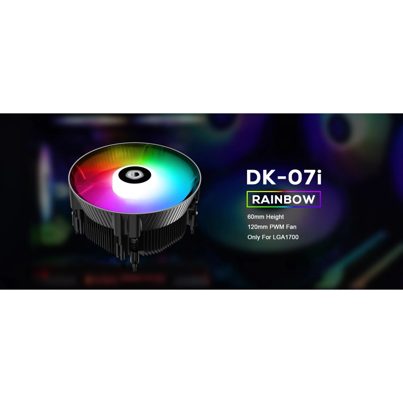 Купити Процесорний кулер ID-Cooling DK-07i Rainbow - фото 6