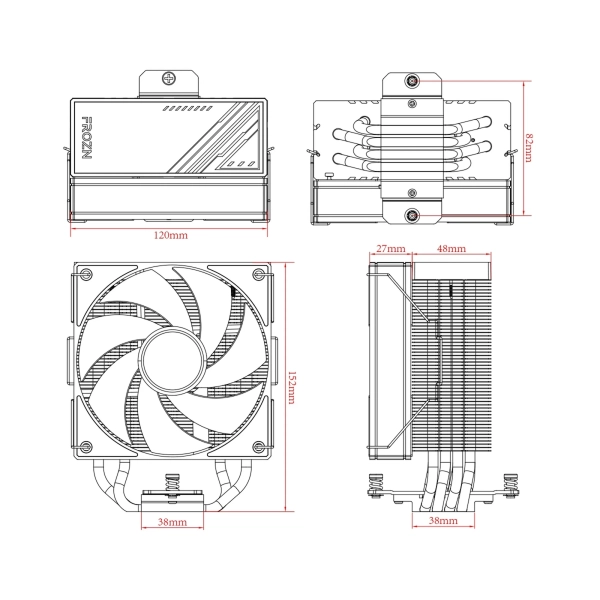 Купить Процессорный кулер ID-Cooling Frozn A410 ARGB - фото 7