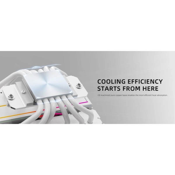 Купити Процесорний кулер ID-Cooling Frozn A620 ARGB White - фото 10