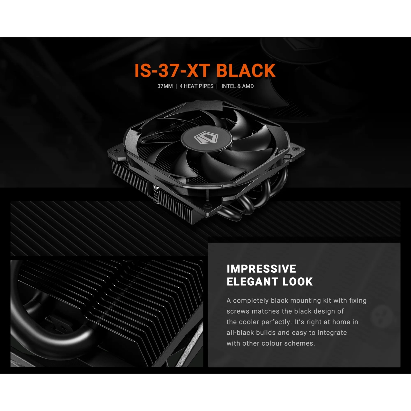 Купить Процессорный кулер ID-Cooling IS-37-XT Black - фото 9