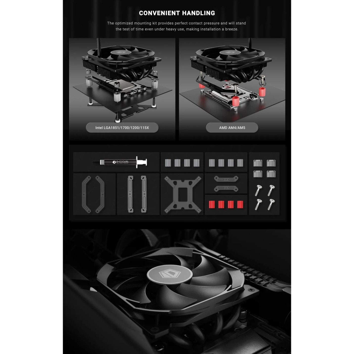 Купить Процессорный кулер ID-Cooling IS-37-XT Black - фото 12