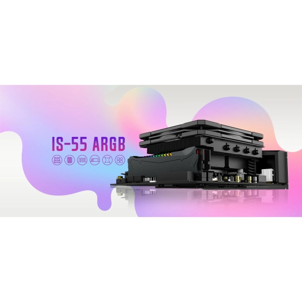 Купити Процесорний кулер ID-Cooling IS-55 ARGB - фото 6