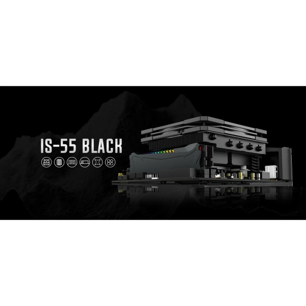 Купить Процессорный кулер ID-Cooling IS-55 Black - фото 8