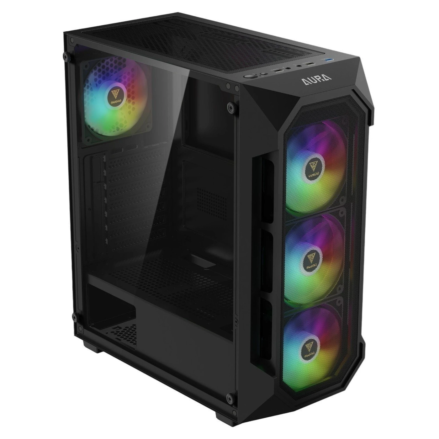 Купить Корпус GAMDIAS AURA GC1 ELITE Mid-Tower PC Case - фото 3