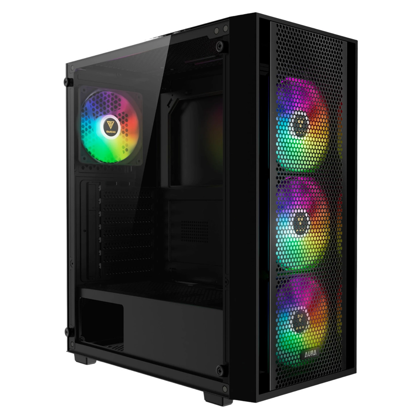 Купить Корпус GAMDIAS AURA GC2 ELITE Mid-Tower PC Case - фото 4