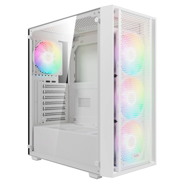 Купить Корпус GAMDIAS AURA GC2 ELITE WH Mid-Tower PC Case - фото 2