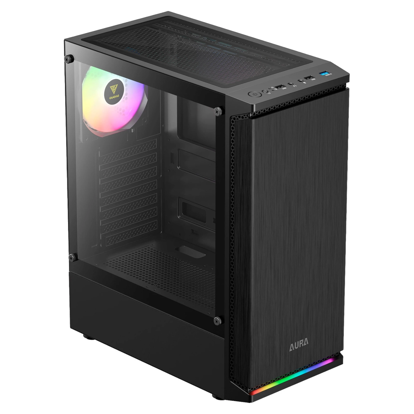 Купити Корпус GAMDIAS AURA GC8 Mid-Tower PC Case - фото 3