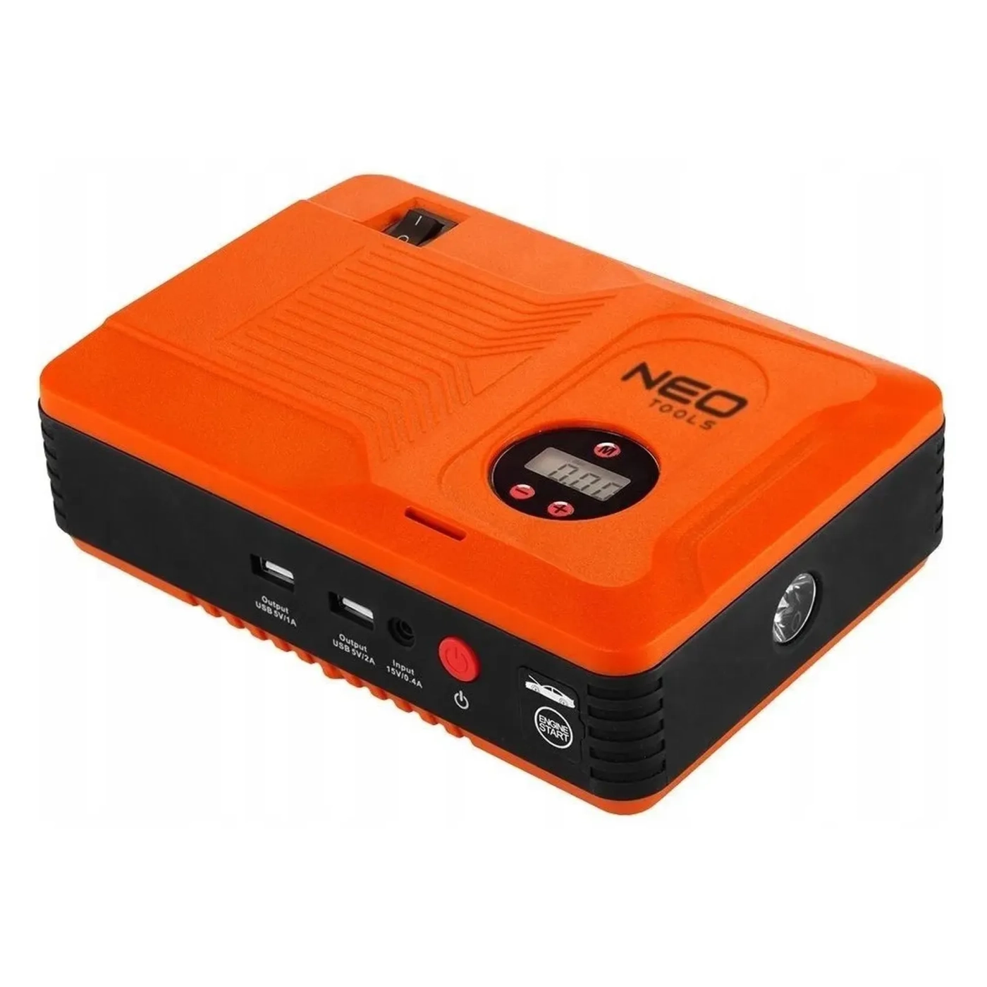 Купити Пуско-зарядний пристрій портативний Neo Tools з компресором (11-997) - фото 2