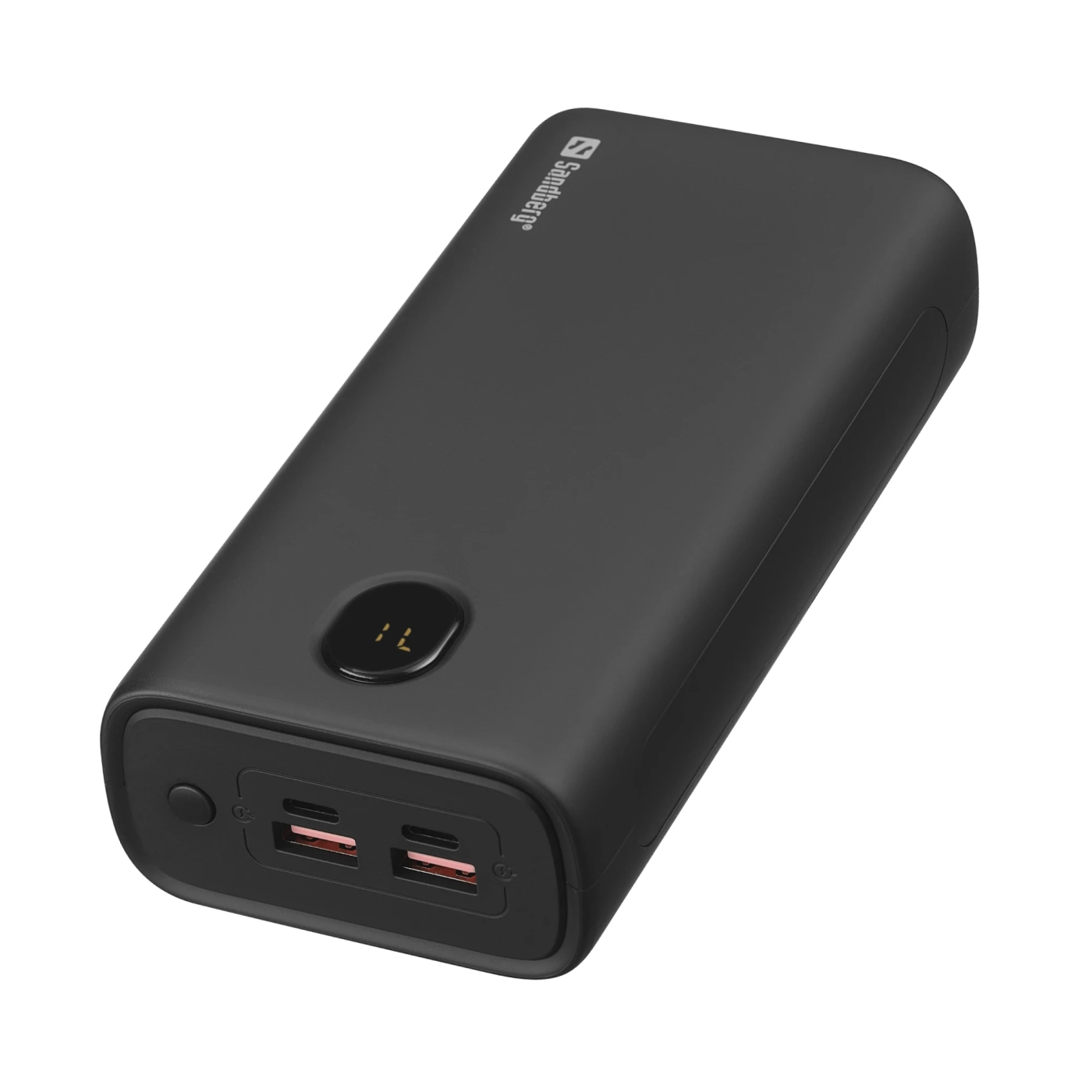 Купить Павербанк УМБ Sandberg PD 30000 mAh 20W 1,7A QC3.0, UPS mode, 2хUSB, Type-C OUT (420-68) Black - фото 2