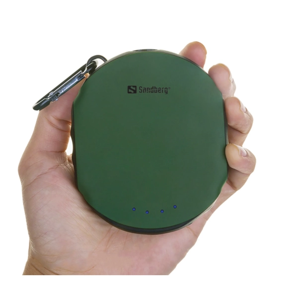 Купить Павербанк УМБ Sandberg Survivor 10000mAh, 2xUSB, IPX6 (420-60) Green - фото 2