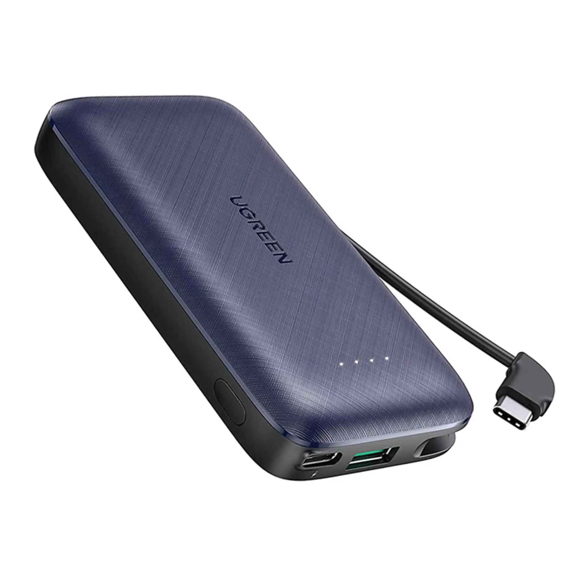 Купити Павербанк УМБ Ugreen 20W PD 10000mAh Power Bank + Type-C Cable (80917) Blue - фото 1
